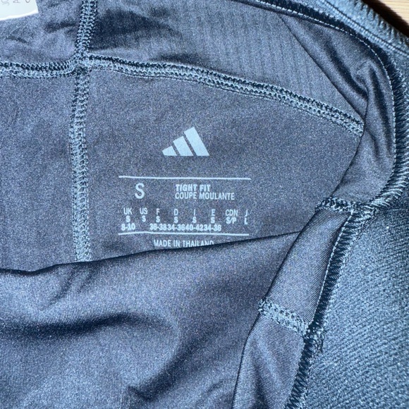 adidas full length leggings - color navy, size small - Picture 3 of 6